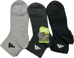 レディスアデイダスソックス adidas 3足組靴下 アデイダス靴下 ブランド靴下 DEOタイプ 23cm～25cm 送料無料
