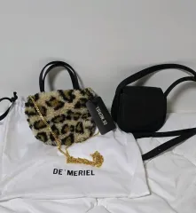 demeriel ヒョウ柄ファー ミニトートバッグ 新品 몽삭 マイクロ ミニバックまとめ