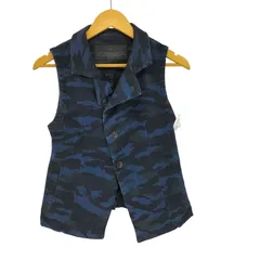 バジュラ bajra 迷彩柄 開襟ベスト メンズ  2