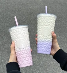 starbucks スターバックス タンブラー ステンレスカップ コップストロー スタバ 保温 保冷 591ml