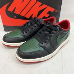ナイキ WMNS AIR JORDAN 1 RETRO LOW OG BLACK/GORGE GREEN メンズ 26.5cm ISItems【USED】【古着】【中古】50151174