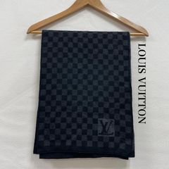 未使用級◎ルイヴィトン エシャルプ・プティ ダミエ グラフィット