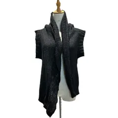 Y's(ワイズ) 00's Loose-knit Short-Sleeve Knit Bolero Cardigan ローゲージ 半袖 ニット ボレロ カーディガン 3 ブラックのサムネイル