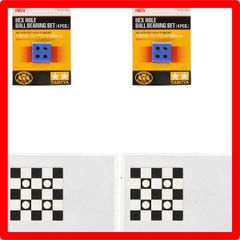 ★送料無料★Size:Pack of 2 タミヤ(TAMIYA) ミニ四駆グレードアップパーツシリーズ No.287 GP.287 ラジ四駆 六角穴ボールベアリング 4個セット 15287 (× 2)