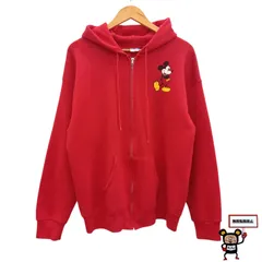 70.Disney 80's ミッキーマウス フルジップパーカー 【店舗併売品】