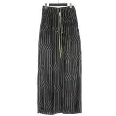 リックオウエンス Rick Owens 23SS ワイドベラロングパンツ ストライプ ワイドパンツ 46 ブラック 黒  RU01C4366-JP1 国内正規のサムネイル