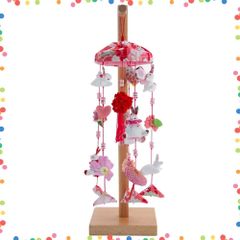 つるし雛】リバティ コンパクト雛飾り |ハンドメイド 出産祝い 母の日