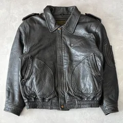 90s 日本製 G-１ 羊革 レザージャケット ミリタリー 黒 L相当 2WAY