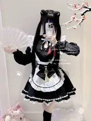 地雷系レイメイド服コスプレセット