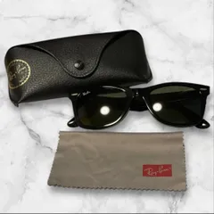 Ray-Ban WAYFARER 黒 グリーンレンズ 伊製
