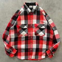 90s FIELD&STREAM heavy flannel shirt ヘビネル