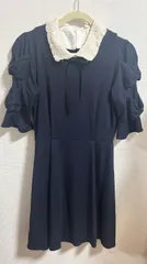 [匿名取引] axes femme POETIQUE ワンピースネイビー Mサイズ