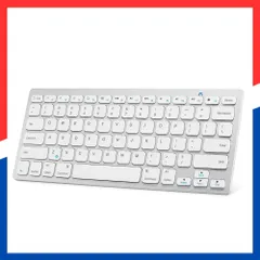 【人気商品】在宅勤務 リモート テレワーク ホワイト iOS/Android/Mac/Windows対応/長時間稼働 ワイヤレスキーボード Bluetooth ウルトラスリム Anker