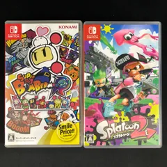 中古 Switch スーパーボンバーマンR スプラトゥーン2 セット