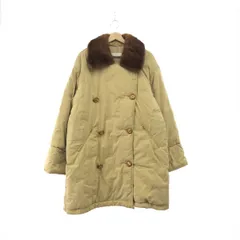 MAX MARA マックスマーラ コート サイズ:40 中綿/ロゴ刺繍/大きいサイズ ヴィンテージ   ベージュ レディース / 240001178264