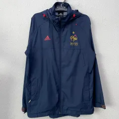 95 アディダス フランス 韓国国家代表 フード ジップアップ ウィンドブレーカー ジャケット N1138