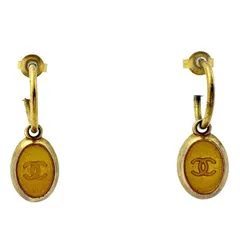 シャネル CHANEL ココマーク ピアス スイング オーバル ピアス GP ゴールド レディース 【中古】