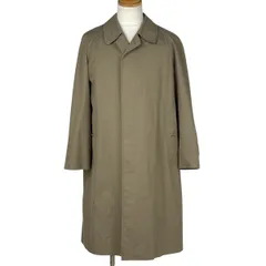 バーバリーズ Burberrys ステンカラーコート 裏チェック ライナー付き アウター ステンカラーコート 綿 ポリエステル グリーンベージュ メンズ 【中古】