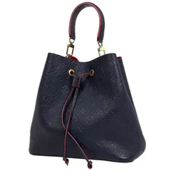 ルイ・ヴィトン Louis Vuitton ネオノエ 巾着型 ショルダーバッグ モノグラムアンプラント マリーヌルージュ(ネイビー) M45306 レディース 【中古】