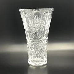 【BOHEMIA　ボヘミア】 クリスタルガラス　フラワーベース　花瓶