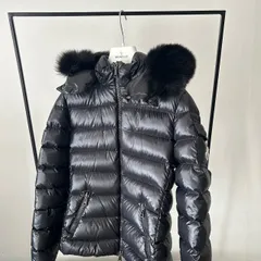 モンクレール MONCLER BADYFUR リアルブルーフォックス★サイズ0 ダウンジャケット