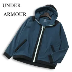 UNDER ARMOUR アンダーアーマー 秋冬 フリース★ フーディー ジップ パーカー Sz.LG メンズ トレーニング