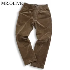 MR.OLIVE ミスターオリーブ 秋冬 ストレッチ★  テーパード スラックス パンツ Sz.S メンズ 日本製のサムネイル