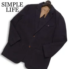 SIMPLE LIFE シンプルライフ レナウン 秋冬★ チェック ウィンドウペン テーラード アンコン ジャケット Sz.M メンズのサムネイル
