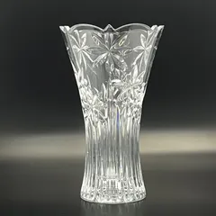 【BOHEMIA　ボヘミア】 クリスタルガラス　フラワーベース 花瓶