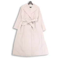 nano universe ナノユニバース 秋冬ウール100％★ ベルト付き コート Sz.36 レディース