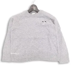 UNIQLO ANYA HINDMARCH ユニクロ アニヤハインドマーチ 秋冬 ウール100％★ セーター ニット Sz.150 キッズ 灰