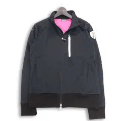 Kappa カッパ 秋冬★ トラック ジャケット ブルゾン Sz.M メンズ 黒 ゴルフ