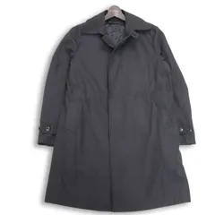 JUNMEN ジュンメン 秋冬 中綿 ライナー★ ステンカラー バルマカーン コート Sz.S メンズ 黒のサムネイル