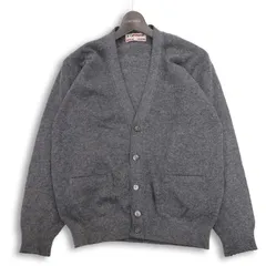 McGREGOR マクレガー 秋冬 ウール★ カーディガン 羽織り ニット Sz.M メンズ 灰