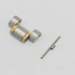 良品 セイコー クルージングマスター 7K36-6A00 純正コマ 1コマ シルバー/ゴールドカラー 18ｍｍ メンズ/レディース腕時計 2000000 NSK KMT