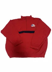 CANADA 刺繍ロゴ ナイロンアノラックジャケット L/G 赤 古着