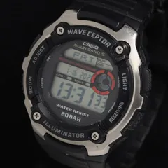 稼働 カシオ ウェーブセプター WV-M200 ソーラー デジタル文字盤 メンズ腕時計 KRH 2000000 NSK