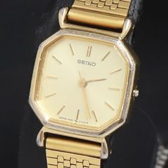 極美品 稼働⭐️SEIKO 腕時計 オクタゴン ゴールド レディース