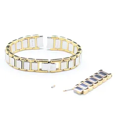  セイコー クレドール 純正ブレス 6コマ シルバー/ゴールドカラー 8mm用 レディース腕時計 2000000 SMZ