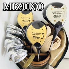 MIZUNO ミズノ メンズ ゴルフ クラブ セット 初心者 入門 バッグ付き フルセット 右利き パター付　11Y-84