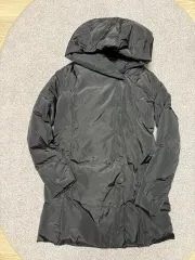 アルマーニ ブラック ダウンジャケット ロング丈 S