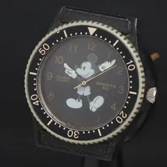 QZ セイコー アルバ ディズニー ミッキーマウス Y481-017A 黒文字盤 レディース腕時計 2000000 NSK KRK