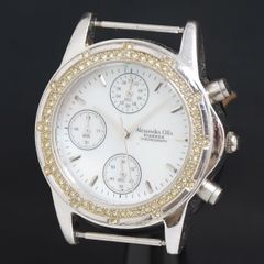 Alkadina シェル文字盤 パール腕時計 動作品 レディース時計 断捨離 