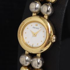 セイコーSEIKO 1E20ー0C40 バングルウォッチ コンビカラー - メルカリ