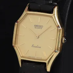 稼働 セイコー エクセリーヌ 8420-5430 QZ ゴールド文字盤 レディース腕時計 KRH 2000000 NSK