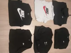 ナイキ スウェット フーディー 半袖 Tシャツ コレクション (ブラック/ホワイト) 95 100 105