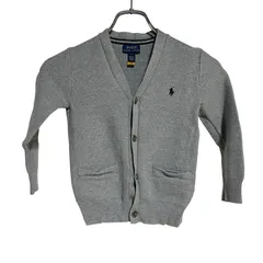C421 POLO RALPH LAUREN ポロラルフローレン カーディガン 長袖 グレー キッズ 子供服  6