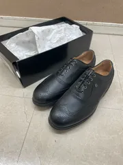 FootJoy フットジョイ ICON Black ゴルフシューズ 52014J メンズ スパイク 本革 25.5cm ブラック 防水