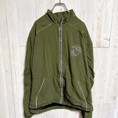 00’s　USA製 New Balance USMC MARINES ナイロンジャケット L　ミリタリー