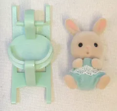 エポック社 シルバニアファミリー 赤ちゃん&木馬セット みるくウサギの赤ちゃん